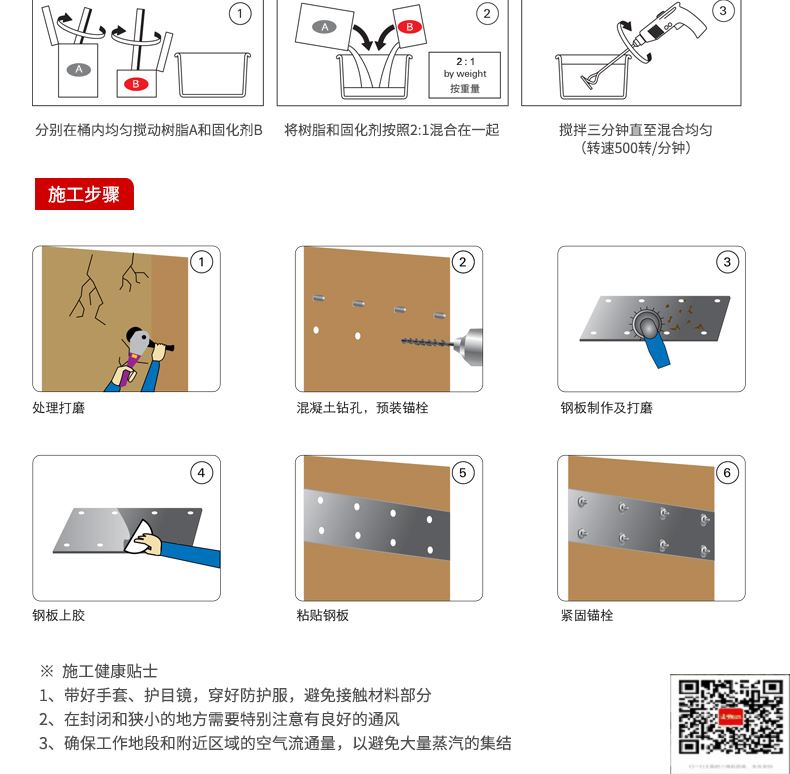 包钢易门粘钢加固施工过程